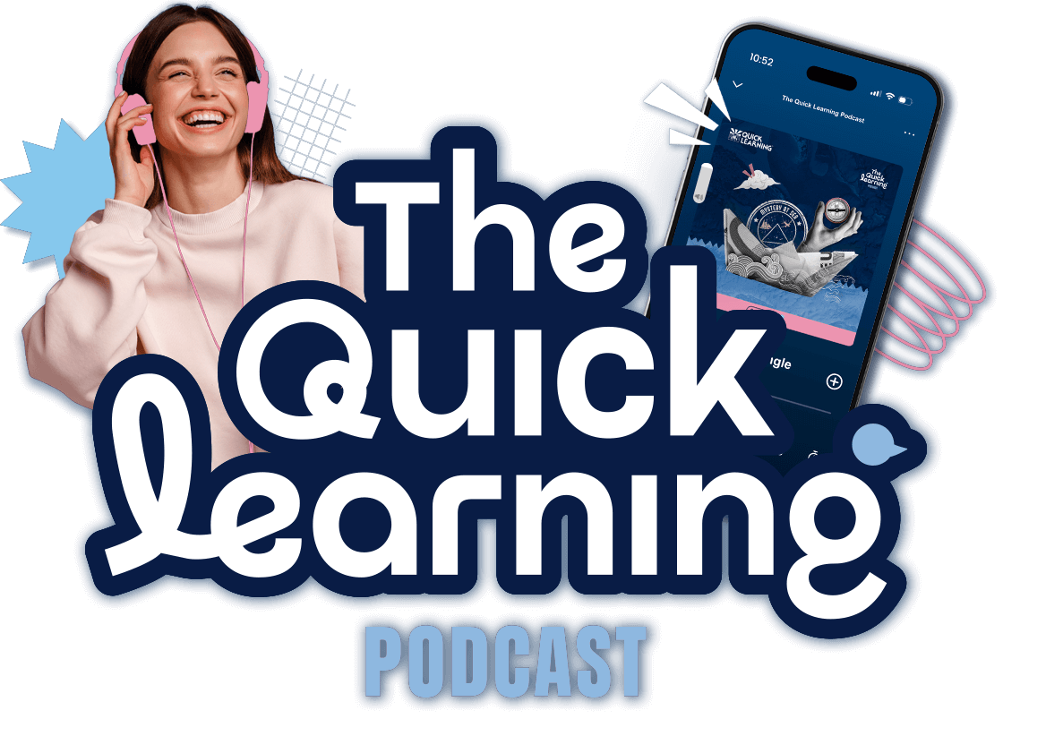 Logo Quick Learning Podcast